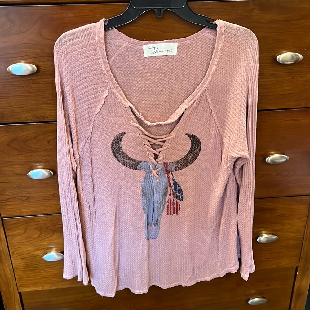 Waffle western shirt